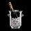 Custom Lyndhurst Crystalline Champagne Bucket, 10" W, Price/piece