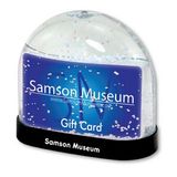 Custom Snow Globe w/ Insert For Gift Card