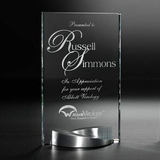 Custom Signature Series Mobius Glass Award (5