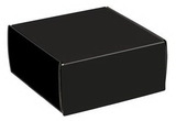 Custom Black Decorative Mailer - 9 x 9 x 4, 9