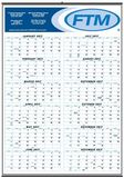Custom Single Sheet Commercial Wall Calendar (27