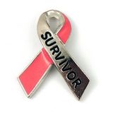 Custom Survivor Awareness Ribbon Pin, 1.25