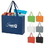 Custom Laminated Reflective Non-Woven Shopper Bag, 16 1/4" W x 13" H x 6" D, Price/piece