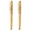 Custom The Milano Blanc Bamboo Rollerball Pen, Ballpoint Pen, 5.375" L, Price/piece