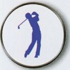 Custom Male Golfer Stock Ball Markers