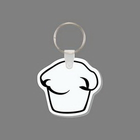 Key Ring & Punch Tag - Muffin Outline