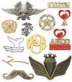 Custom 3D Antique Cast Emblems/Lapel Pin (No Lead) (1