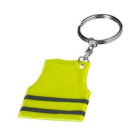 Custom Reflective Safety Vest Key Tag
