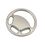Custom Wheel Key Ring, 43mm L x 43mm W x 9mm H, Price/piece