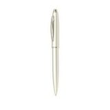 Custom Nogales Ballpoint Pen w/ Satin Silver Barrel