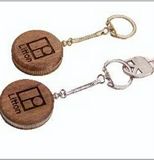 Custom Wood Key Ring - Small