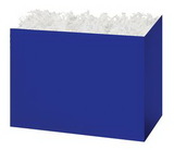 Custom Navy Blue Large Basket Box, 10 1/4