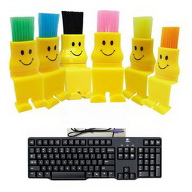 Custom Plastic Keyboard Cleaner, 2 7/10" H x 1 1/2" W x 1 2/5" Thick