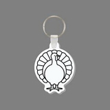 Custom Key Ring & Punch Tag - Turkey (Front) Tag W/ Tab