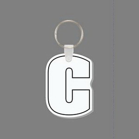 Custom Key Ring & Punch Tag - Letter "C"