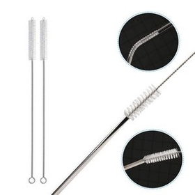 Blank Cleaning Brush for Metal Straws, for Stainless Steel Straws, 0.30" Diameter x 8.5" H
