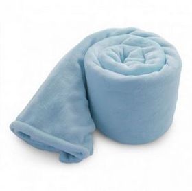 Blank Baby Cloud Mink Touch Baby Blanket - Baby Blue, 30" W X 40" L