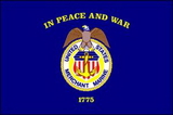 Custom Merchant Marine Endura-Poly Mounted Flag (12