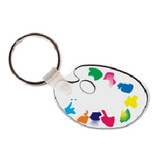 Custom Painter's Palette Key Tag (Single Color)