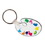 Custom Painter's Palette Key Tag (Single Color), Price/piece