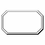 Custom OCTAGON1 - Indoor NoteKeeper&#0153 Magnet, Price/piece