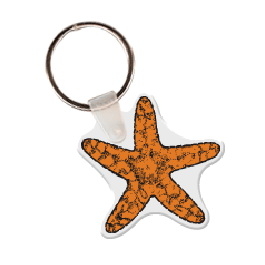 Custom Starfish Animal Key Tag