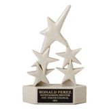 Custom General Star Award Sand Cast Stone Trophy