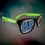 Green Custom Neon Billboard Sunglasses, Price/piece
