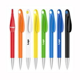 Custom Promotional Twist Plastic Ballpoint Pen, 5 1/2