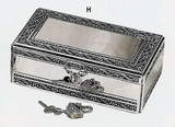 Custom Jewelry Box w/ Jeweled Lock