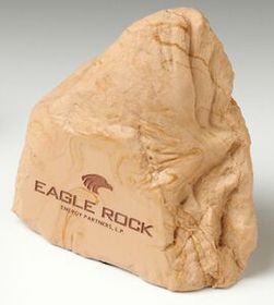 Custom Eagle Rock Paper Weight, 4.5" W X 4.75" H X 2" D