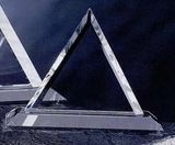 Custom Crystal Triangle Award (13/16
