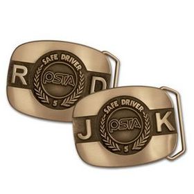 Custom Solid Brass Recognition Buckle