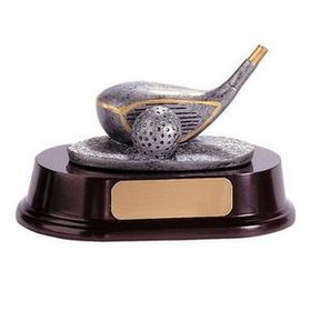 Custom Resin Golf Driver Trophy (3 1/2")