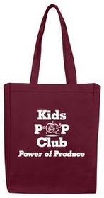 Custom Tote Bag with Gusset Side (11"x14"x5")