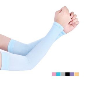 Custom UV Protection Milk Fiber Arm Oversleeve, 13 3/4" L x 4" W