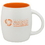 Custom 15 Oz. Puget Mug (Matte white out orange in), Price/piece