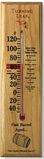 Custom Oak Wood Thermometer, 2 1/2
