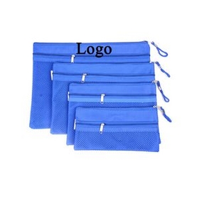 Custom Soft PVC Stationery Pouch Bag, 7" L x 5 1/10" W