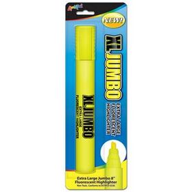Custom Xl Jumbo 8" Extra Large Fluorescent Highlighter - Yellow