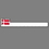 Flag of Denmark - 12" Ruler, Price/piece