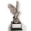 Custom 12" Electroplated Silver Resin Eagle Trophy, Price/piece