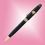 Custom Ebony Brass Ball Point Pen - Black w/Gold Accent, Price/piece