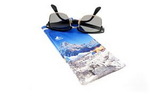 Custom Microfiber Sunglasses Pouch, 3.25