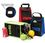 Custom Red/Black / Royal/Black / Lime/Black Non Woven Lunch Tote Bag, Price/piece