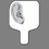 Custom Handheld Fan W/ Ear (Human), Price/piece