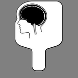 Custom Handheld Fan W/ Brain (Side View, Head)