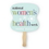 Custom Hourglass Shape Lightweight Full Color Digital Single Sided Paper Hand Fan, 8 1/4" L x 5 1/4" W, Price/piece