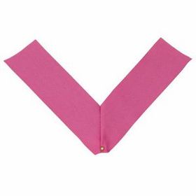 Blank Rp Series Domestic Neck Ribbon W/Eyelet (Pink), 30" L X 1 3/8" W