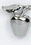 Custom Silver Apple Stock Cast Pin, Price/piece